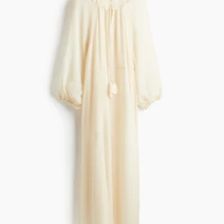H&M シフォンロングワンピース