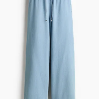 H&M ペーパーバッグワイドパンツ