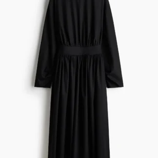 H&M リバースカラーシャツドレス