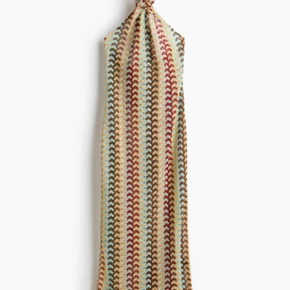 H&M ホルターネック クロッシェライクワンピース