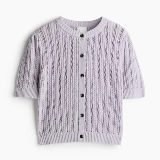 H&M ポインテルニットカーディガン