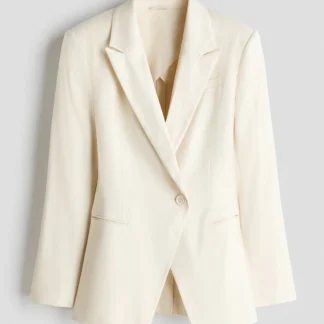 H&M Easy-care Slim Fit リネンブレンドブレザー
