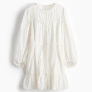H&M コットンチュニックワンピース