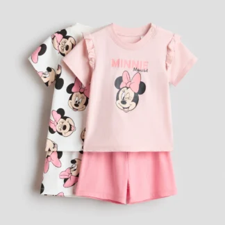 H&M プリントパジャマ 2組セット