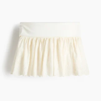 H&M イギリス刺繍ミニスコート