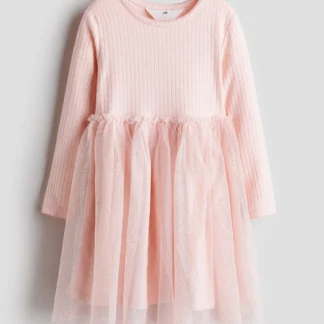 H&M 長袖チュールスカートワンピース