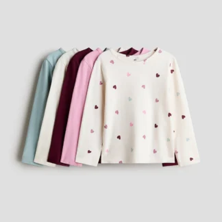 H&M 長袖Tシャツ 5枚セット