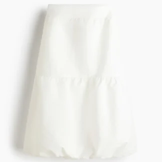 H&M バブルヘムミディスカート