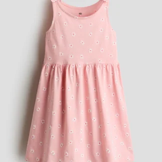 H&M プリントコットンワンピース