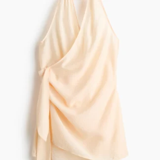 H&M ホルターネック ラップビーチドレス