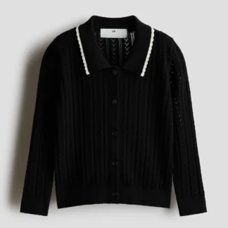 H&M ポインテルニットカーディガン