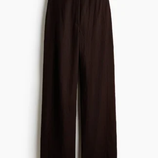 H&M レーヨンブレンドバレルパンツ