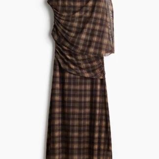 H&M ケープディテール ドレープワンピース