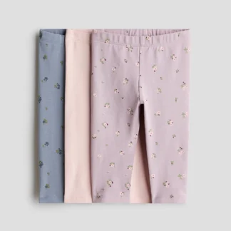 H&M 3-pack cotton leggings