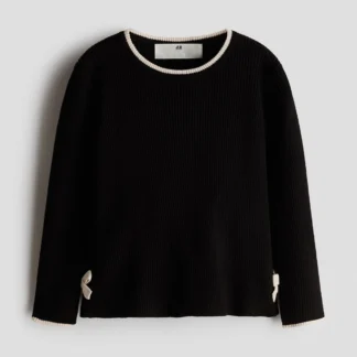 H&M リブニットセーター