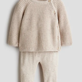 H&M セーター&パンツ コットン2アイテムセット