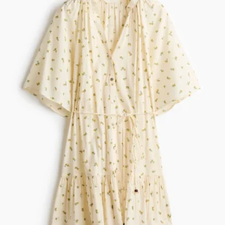 H&M ベルテッドシャツドレス