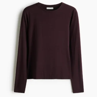 H&M 長袖モダールトップス