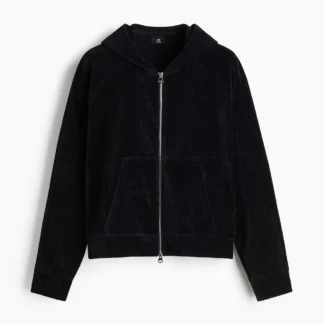 H&M リラックスフィット フルジップフーデッドジャケット
