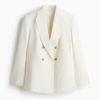 H&M レーヨンブレンド ダブルブレストブレザー