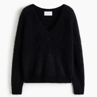 H&M Vネックウールセーター