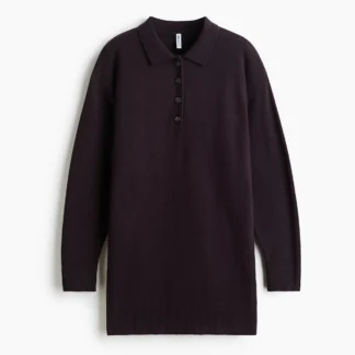 H&M ニットポロワンピース