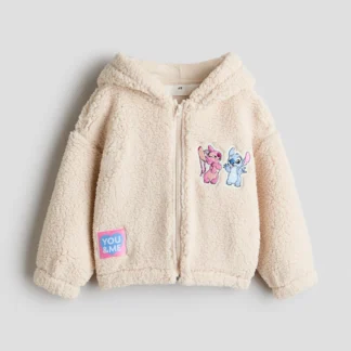 H&M Teddy zip-through hoodie