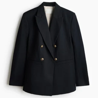 H&M Double-breasted throw-on blazer