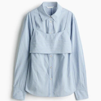H&M レイヤードシャツ