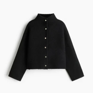 H&M オーバーサイズ起毛カーディガン