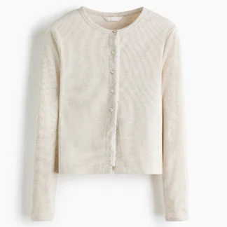 H&M レースディテールカーディガン