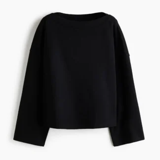 H&M ボートネックスウェットトップス