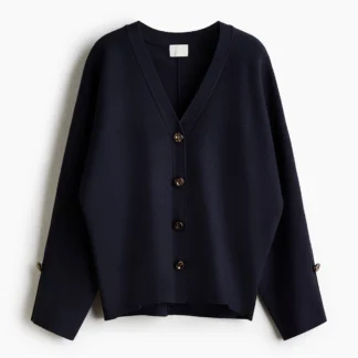 H&M オーバーサイズVネックカーディガン