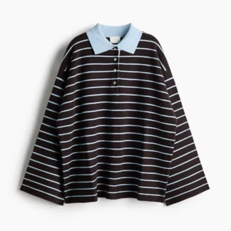 H&M オーバーサイズポロシャツ