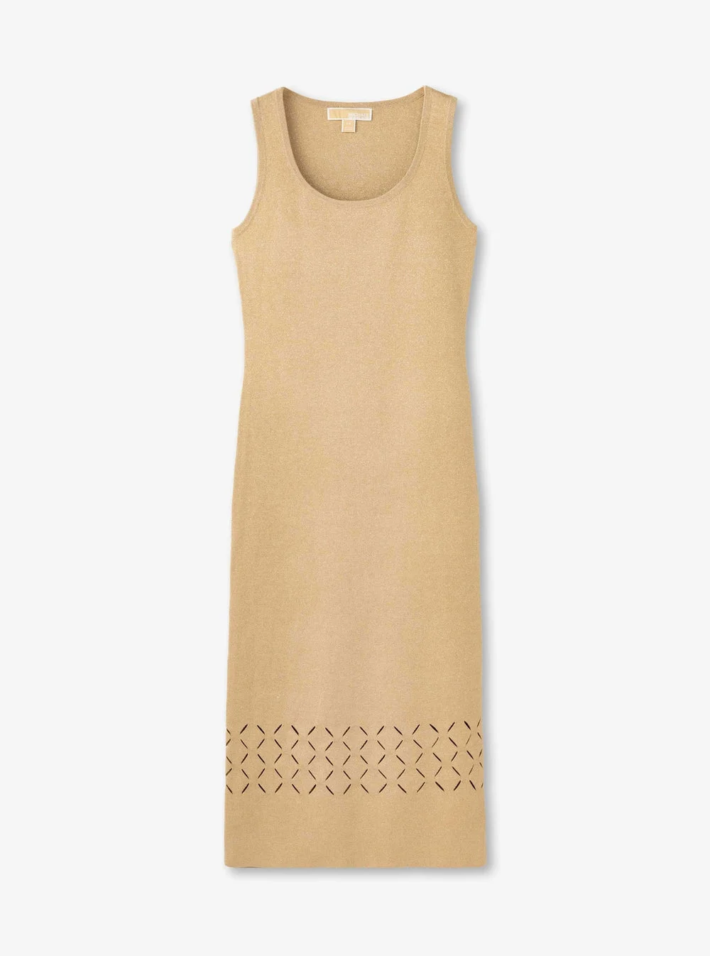 Michael Kors メタリック レーザーカット ミディタンクドレス
