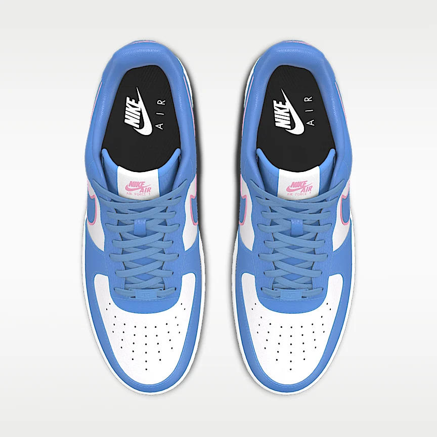 NIKE エア フォース 1 LOW By You — カスタム ウィメンズシューズ - Image 4