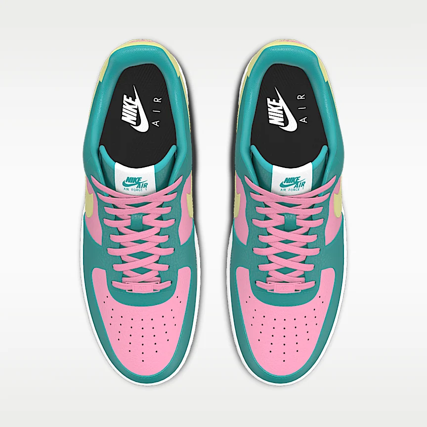 NIKE エア フォース 1 LOW By You — カスタム ウィメンズシューズ - Image 4