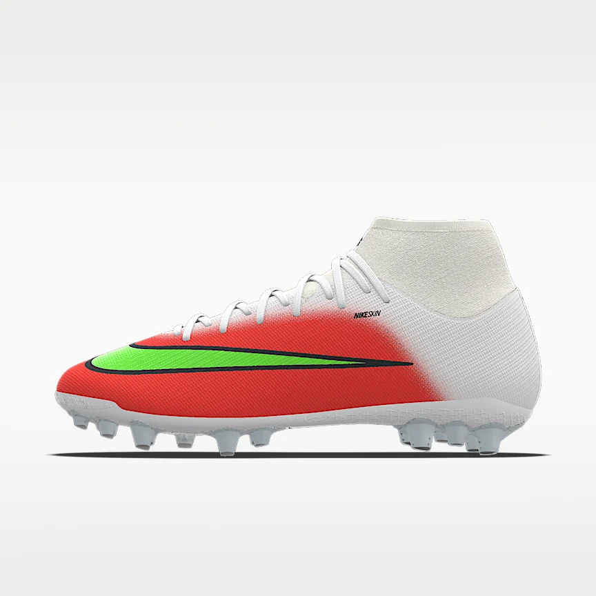 NIKE マーキュリアル スーパーフライ 11 アカデミー By You — カスタム 人工芝用 ハイカット サッカースパイク