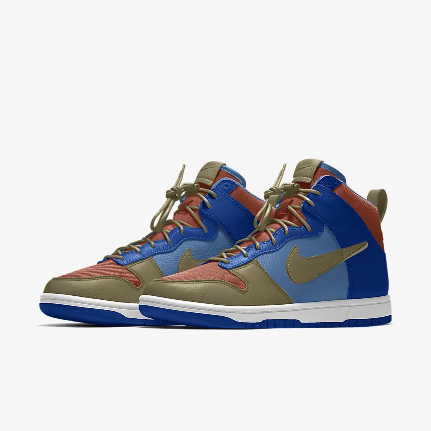 NIKE ダンク HIGH By You — カスタム ウィメンズシューズ - Image 2