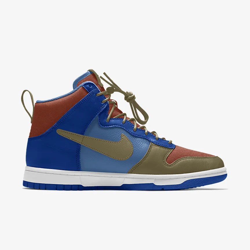 NIKE ダンク HIGH By You — カスタム ウィメンズシューズ - Image 3