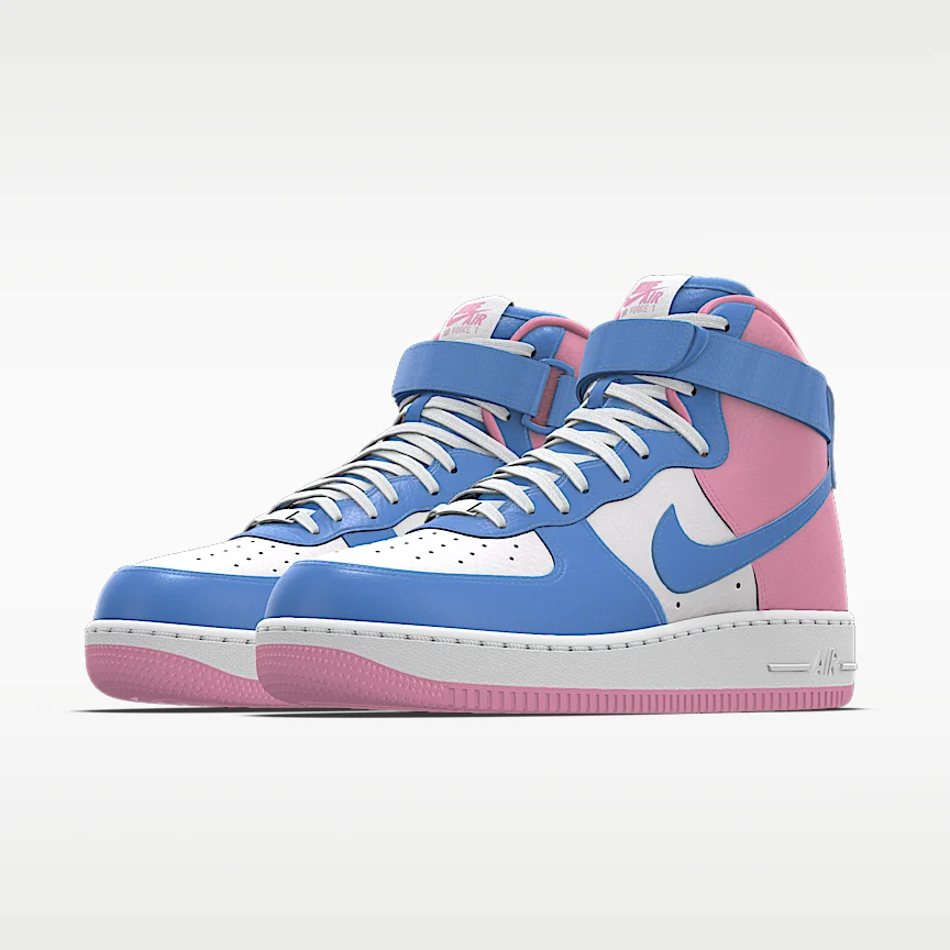 NIKE エア フォース 1 HIGH By You — カスタム ウィメンズシューズ - Image 2
