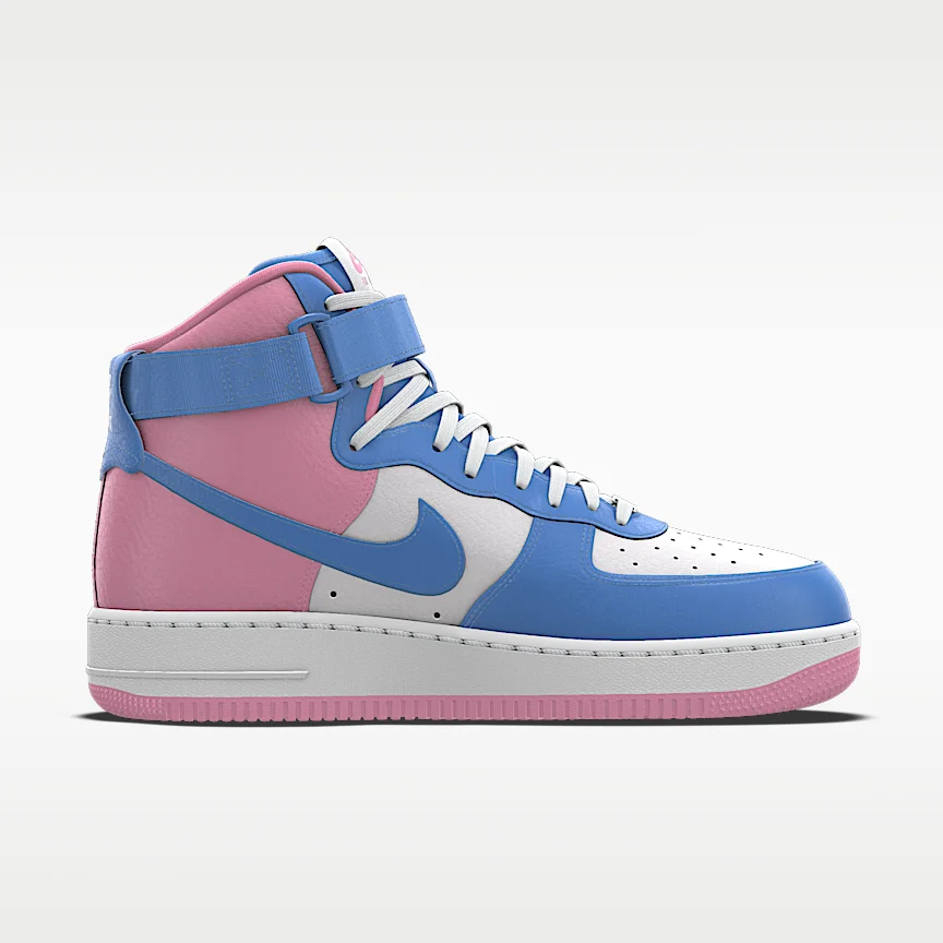 NIKE エア フォース 1 HIGH By You — カスタム ウィメンズシューズ - Image 3