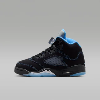 NIKE Air Jordan 5 “Black Carolina” — Big Kids’ Shoes