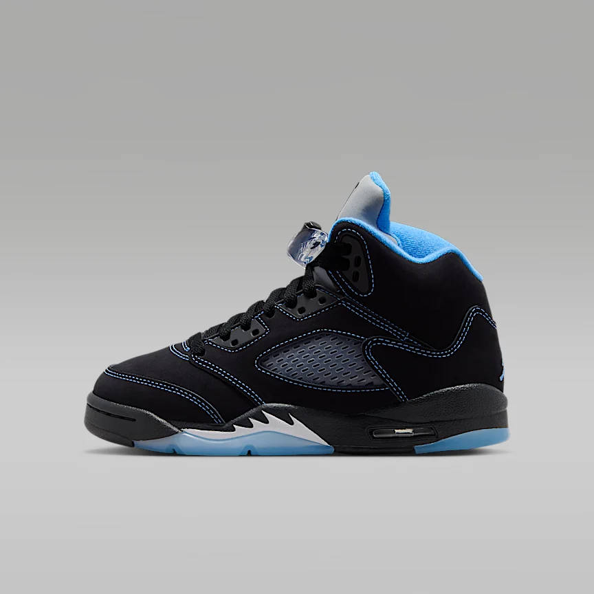 NIKE Air Jordan 5 "Black Carolina" — Big Kids' Shoes
