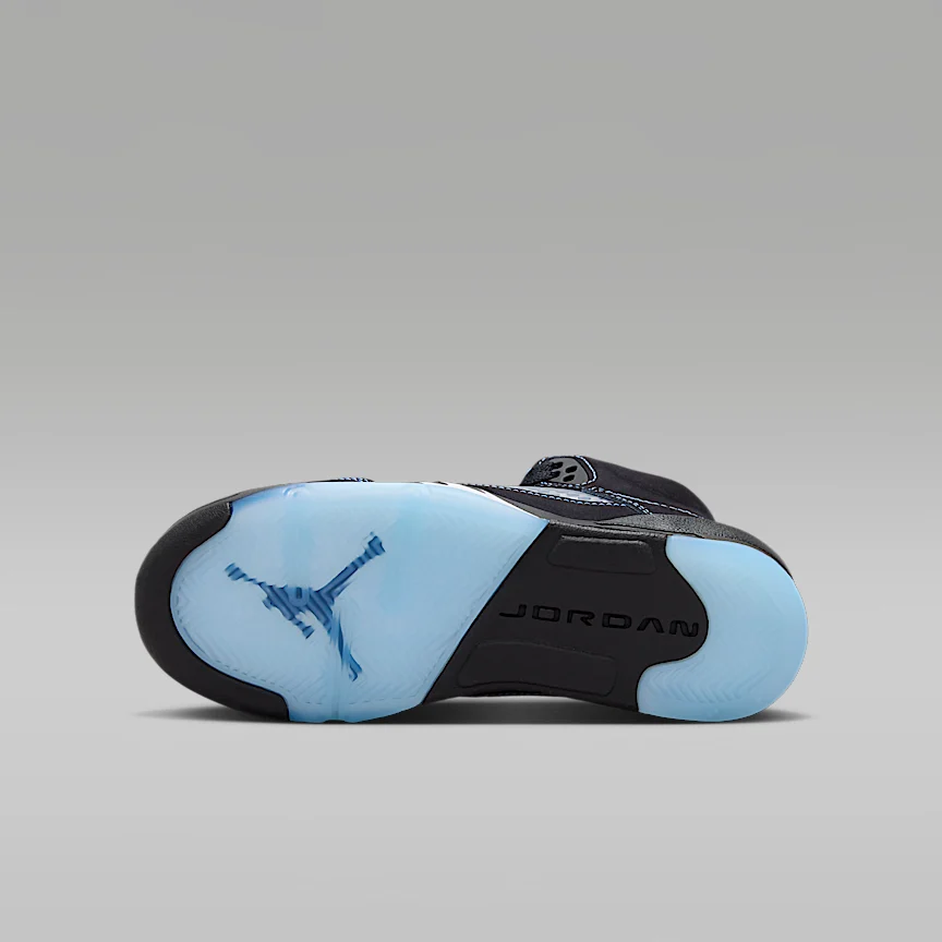 NIKE Air Jordan 5 "Black Carolina" — Big Kids' Shoes - Image 2