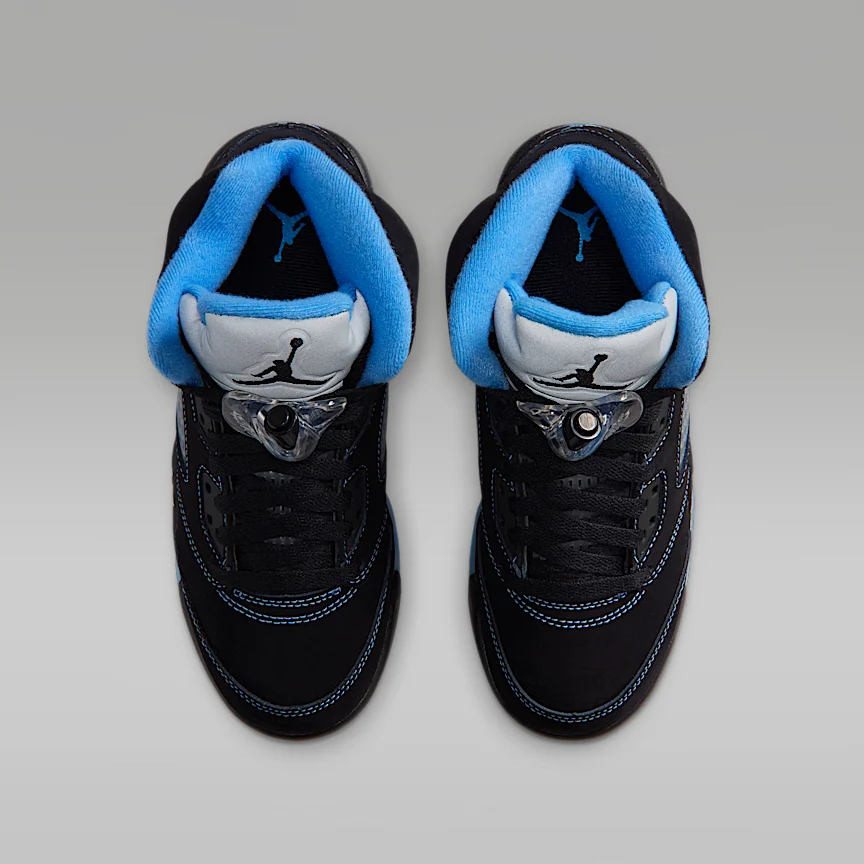NIKE Air Jordan 5 "Black Carolina" — Big Kids' Shoes - Image 4