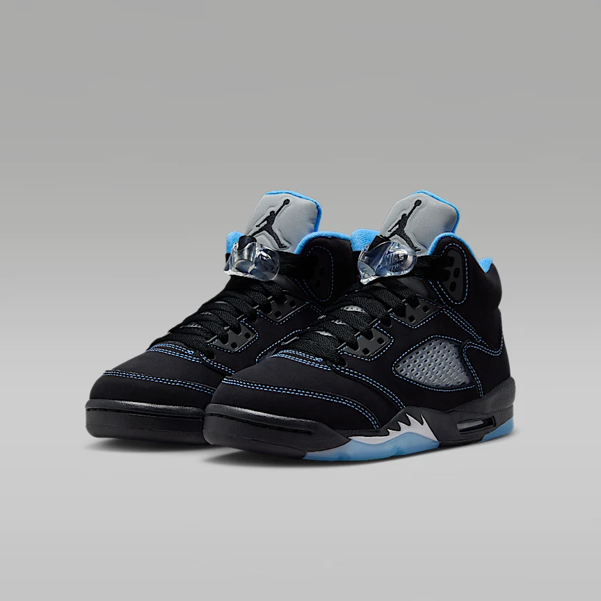 NIKE Air Jordan 5 "Black Carolina" — Big Kids' Shoes - Image 5