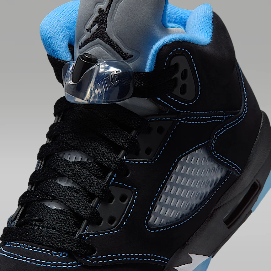 NIKE Air Jordan 5 "Black Carolina" — Big Kids' Shoes - Image 7