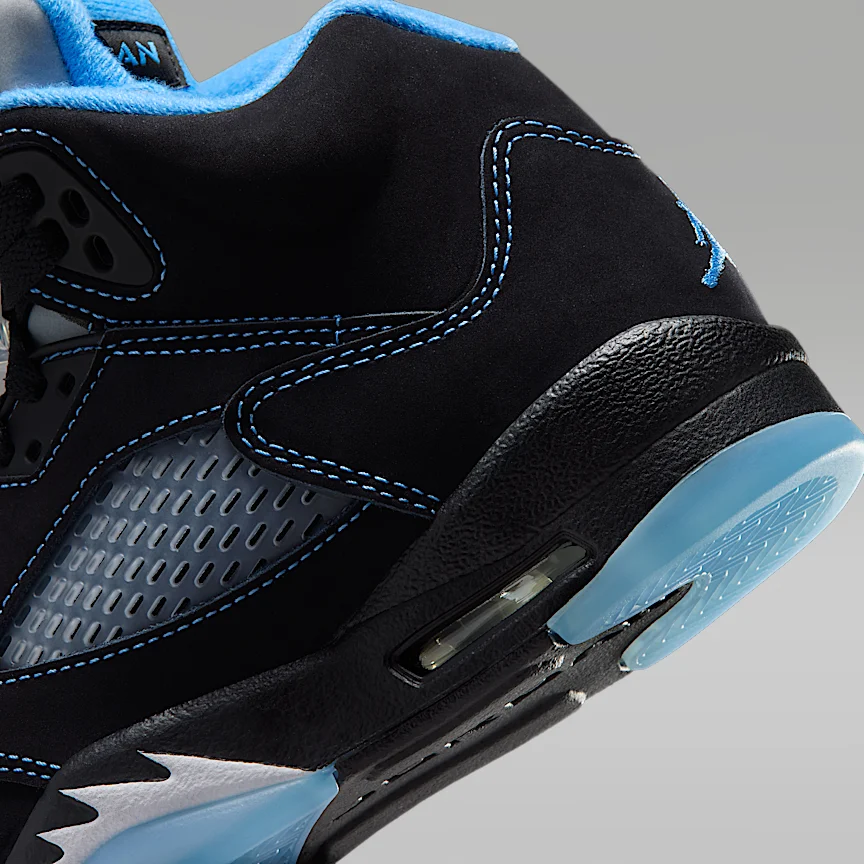 NIKE Air Jordan 5 "Black Carolina" — Big Kids' Shoes - Image 8