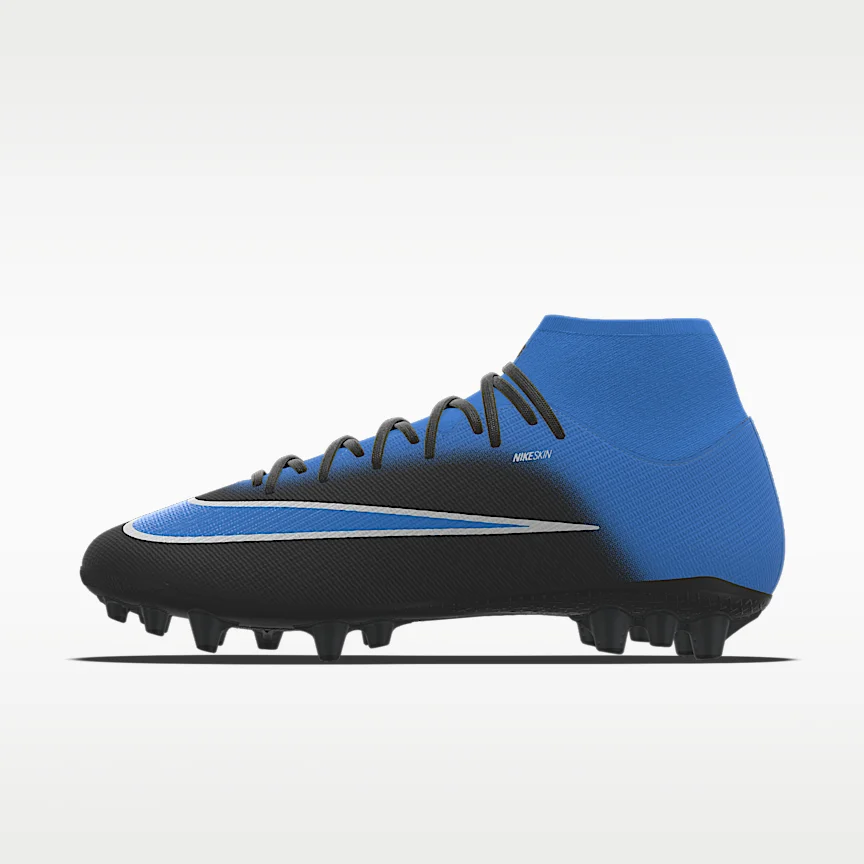 NIKE マーキュリアル スーパーフライ 11 アカデミー By You — カスタム 人工芝用 ハイカット サッカースパイク